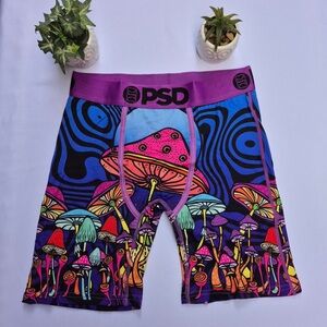 PSD: MAGIC SHROOMS MAN BOXER BRIEF COLOR MUL SIZE L.